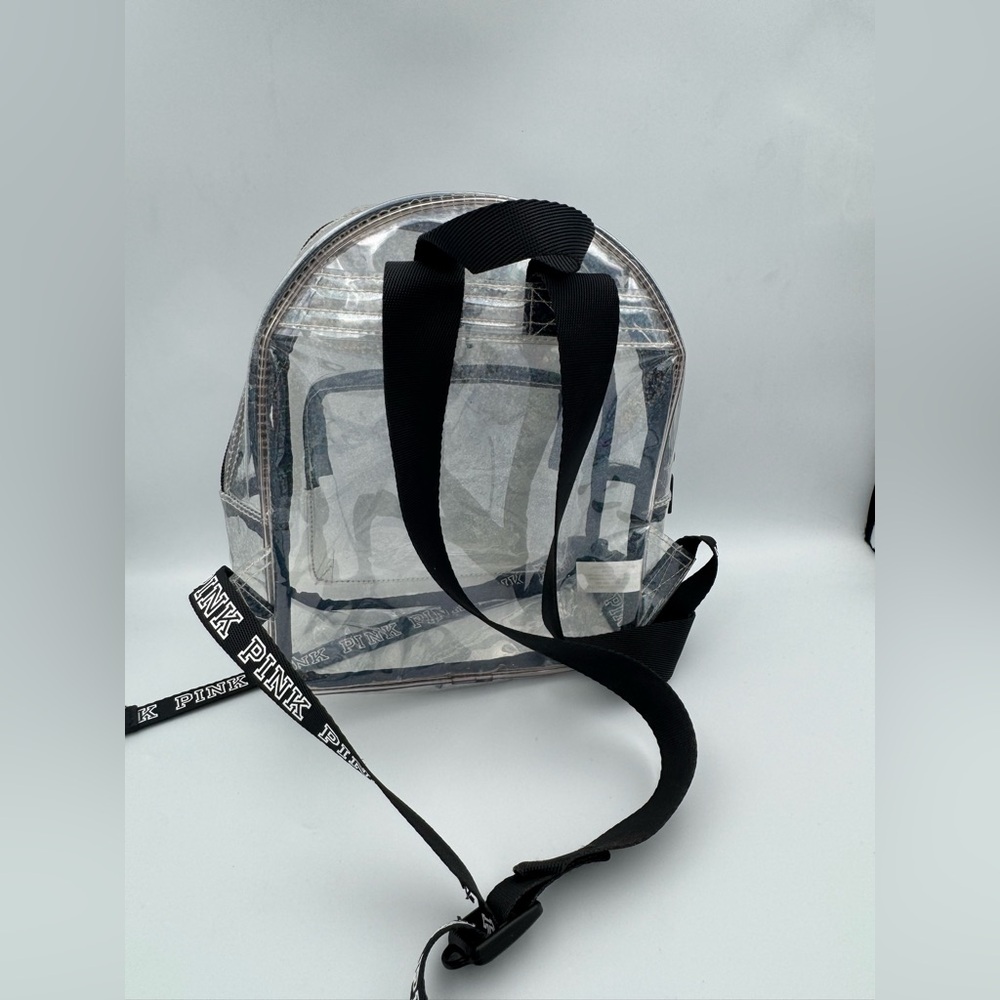 Victoria’s Secret PINK Clear Glitter Mini Backpack Concert Stadium Bag - Picture 8 of 12
